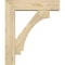Ekena Millwork Imperial Block Rough Sawn Bracket w/ Offset Brace, Douglas Fir, 6"W x 22"D x 26"H BKT0604X22X26IMP05RDF - alternate 4